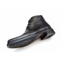 Ghete barbati office elegante din piele naturala cu siret PHROMIN Negru